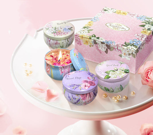Velas Aromáticas con Flores Secas - Recuerdos Decorativos para Regalos - Image 2