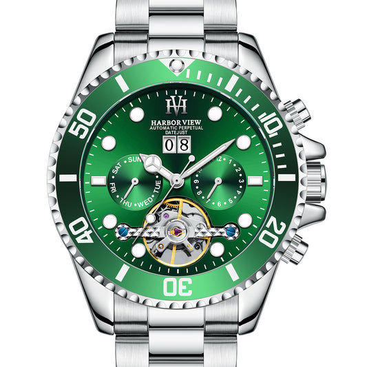 Reloj Automático Tourbillon ARBOR VIEW Ghost Water Verde con Luminiscencia - Image 2