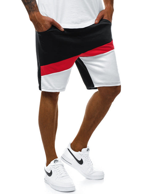 Pantalones Cortos Deportivos Talla Grande con Bloques de Color - Image 2