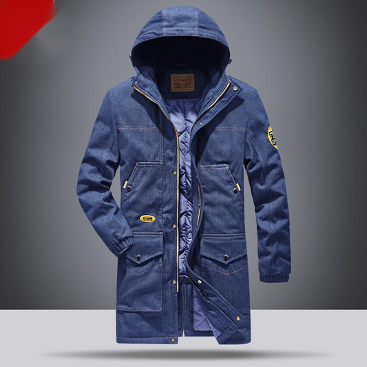 Chaqueta Acolchada de Terciopelo Grueso para Otoño e Invierno - Image 2