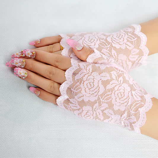 Guantes de Manejo UV sin Dedos con Cobertura de Cicatrices para Mujer - Image 2