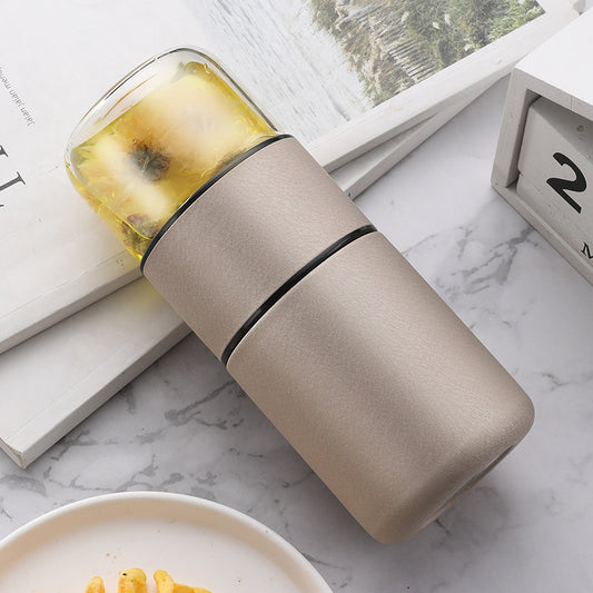 Taza Infusora de Acero Inoxidable con Colador Integrado - Image 2