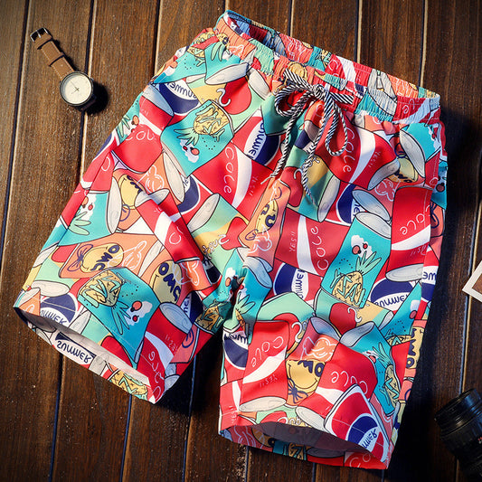 Pantalones Cortos de Playa Coreanos K167 - Shorts Casuales de Verano para Parejas - Image 2