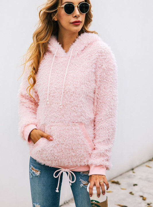 Blusa Deportiva con Capucha y Bolsillos para Otoño e Invierno - Image 2