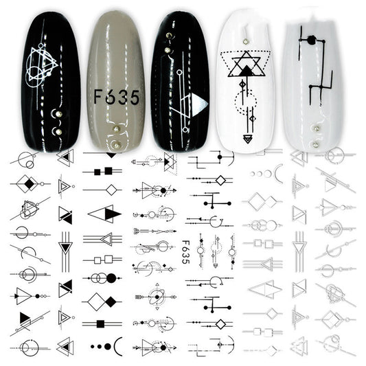 Calcomanías de Uñas 3D con Estampado en Caliente - Diseños Japoneses, Europeos y Americanos - Image 2
