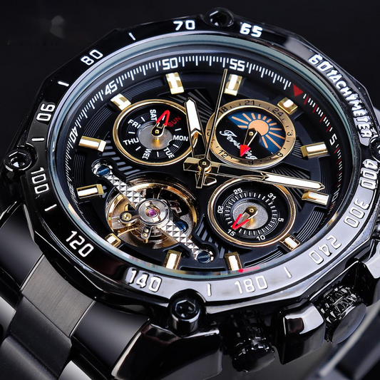 Reloj Automático Tourbillon Multifuncional Resistente al Agua - Image 2