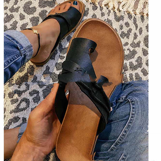 Sandalias Planas Retro Estilo Europeo para Verano - Image 2