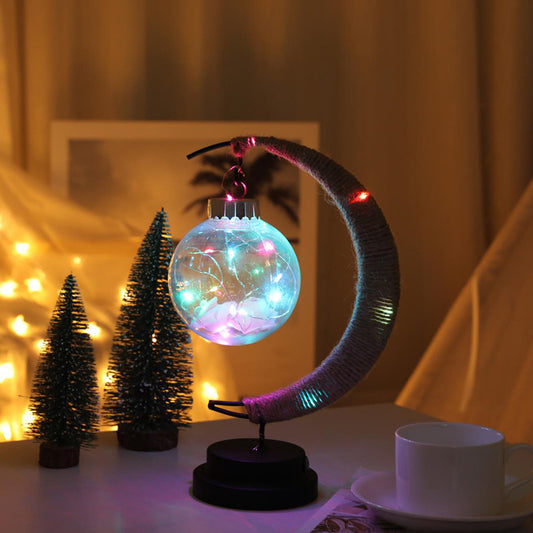 Lámpara Decorativa Forma Luna para Dormitorio - Luz Nocturna LED - Image 2
