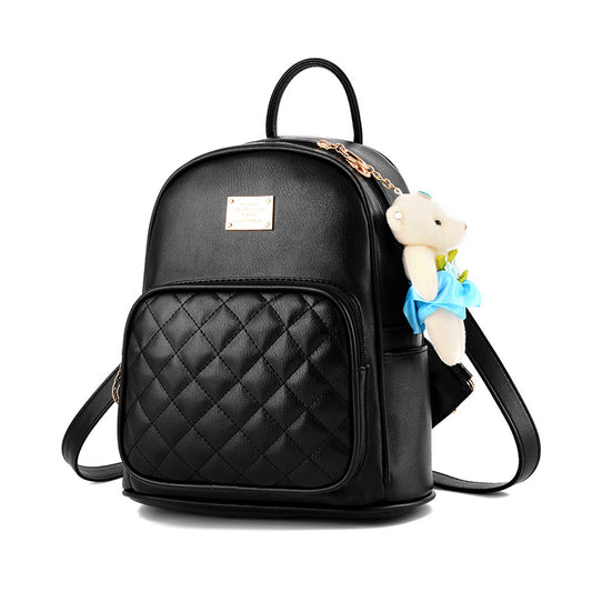 Mochila Escolar Coreana de Moda - Estilo Casual Universitario con Diseño de Osito - Image 2
