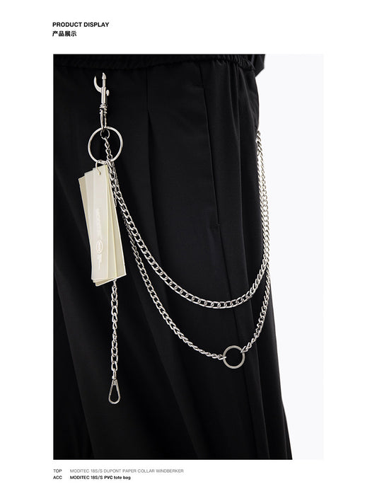 Cadena Doble Desmontable para Pantalón con Detalles Metálicos - Image 2