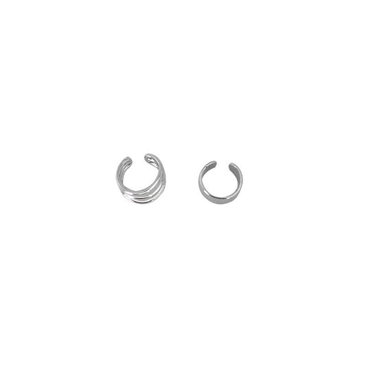 Aretes de Clip Cruzados Elegantes para Mujeres - Image 2