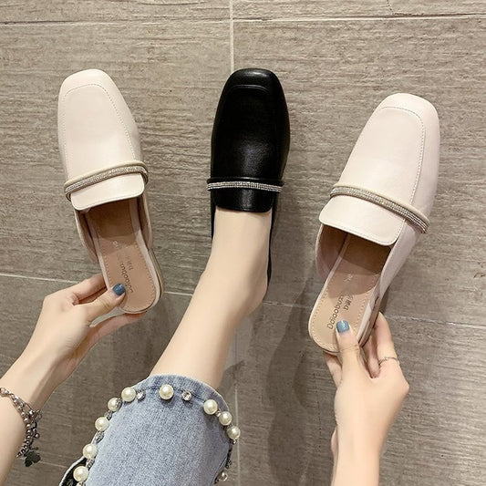 Sandalias Tipo Baotou con Tacón Medio - Cómodas y Versátiles para Verano - Image 2