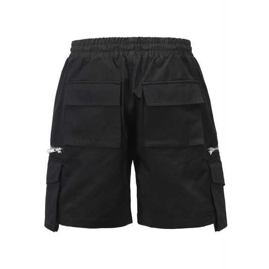 Shorts Cargo Punk Juveniles para Hombre - Diseño Industrial con Múltiples Bolsillos - Image 2