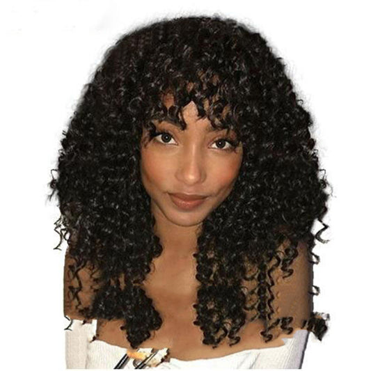 Peluca Corta Rizada Estilo Europeo y Americano para Mujeres - Image 2