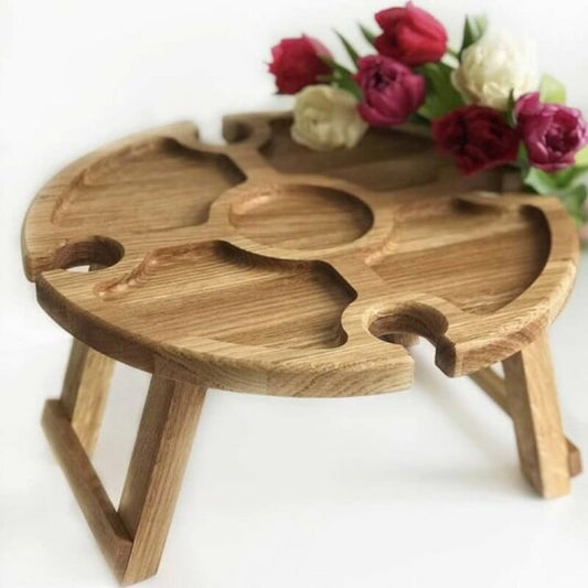 Mesa Plegable de Madera para Picnic y Exterior - Image 2