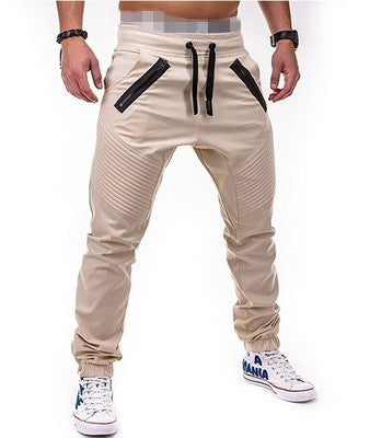 Pantalones Deportivos Holgados con Doble Cierre y Cintura Elástica para Hombre - Image 2