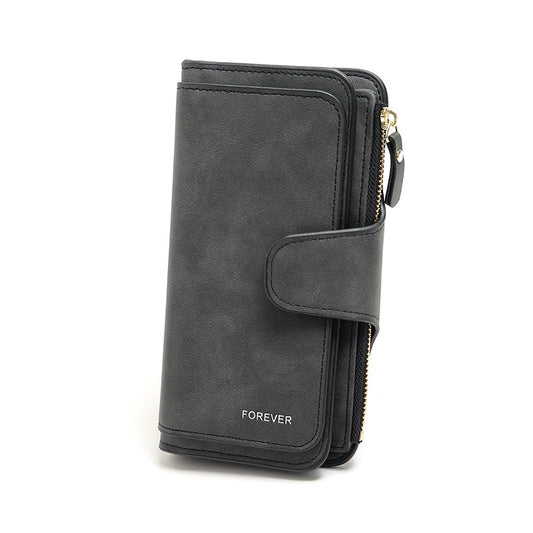Billetera Compacta Multi-Tarjetas con Cierre de Hebilla Mate - Image 2