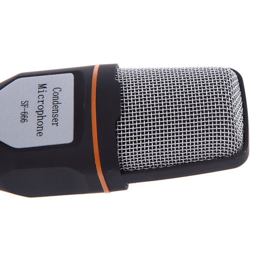 Micrófono Alámbrico con Soporte Clip para PC - Chateo, Canto y Karaoke - Image 2