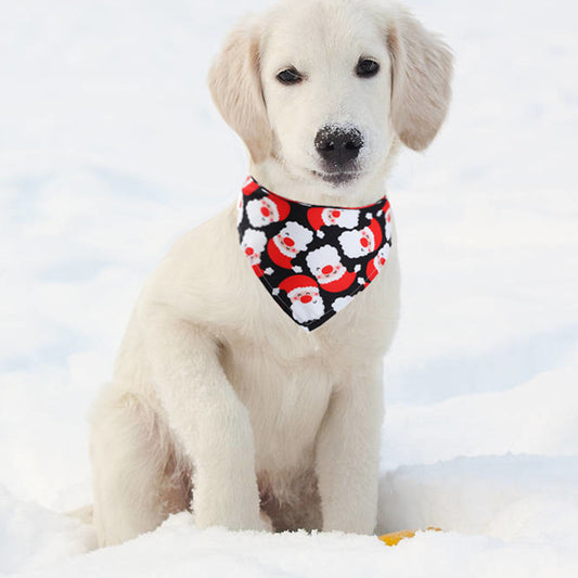 Pañuelo Navideño Triangular para Mascotas - Bandana Decorativa para Perros y Gatos - Image 2