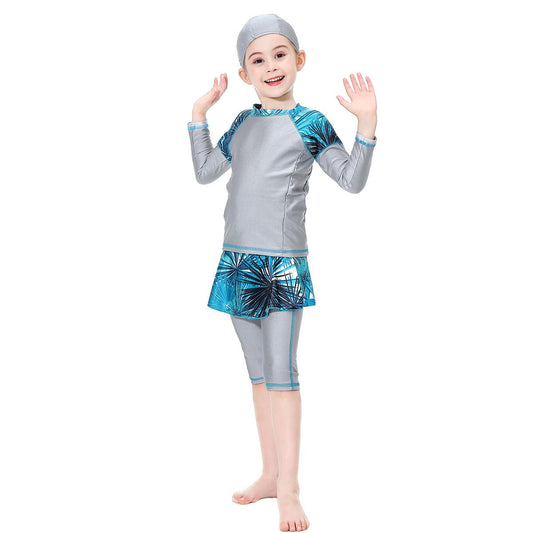 Traje de Baño Conservador con Mangas Largas - Image 2