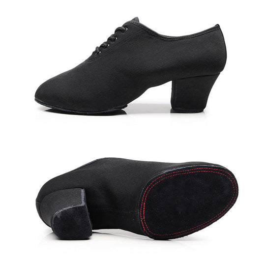 Zapatos de Danza Cuadrada con Suela Blanda - Calzado Profesional para Instructores - Image 2