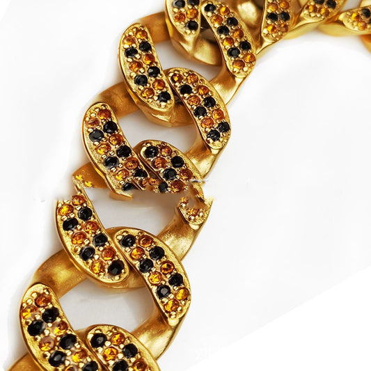 Collar Espejo Brillante para Perro con Cadena de Diamantes - Image 2