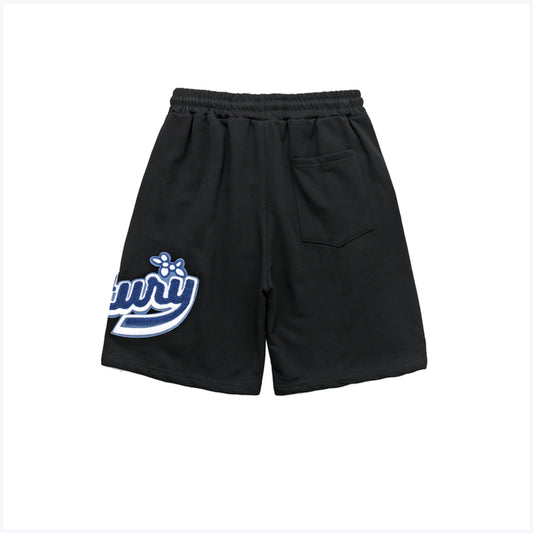 Shorts Casuales Unisex con Estampado de Letras en Relieve - Image 2