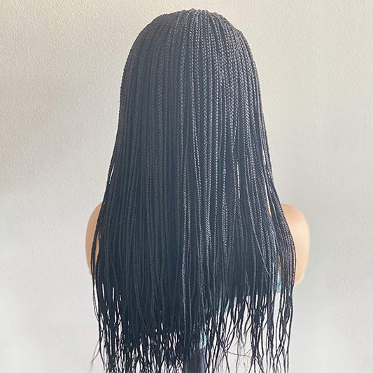 Peluca Rizada Frontal de Encaje Cabello Africano para Mujer - Image 2