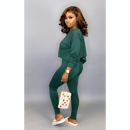Conjunto Deportivo Otoño para Mujer - Sudadera y Pantalón - Image 2