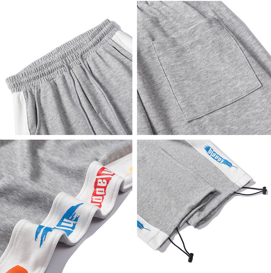 Pantalones Estampados con Cintura Ajustable - Corte Recto Unisex - Image 2