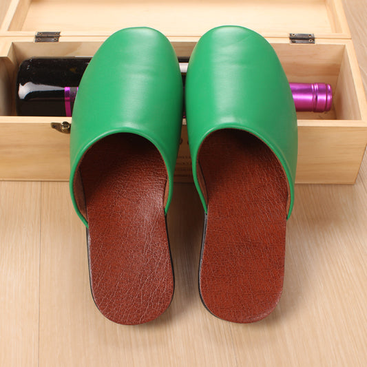 Pantuflas de Cuero Haining Premium - Hombre y Mujer para Casa Todo el Año - Image 2