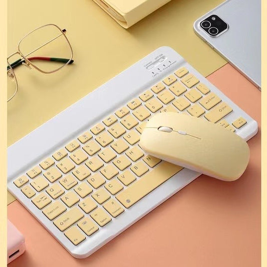 Teclado y Ratón Inalámbricos Ultra Delgados Compatible con Apple - Diseño Macaron - Image 2