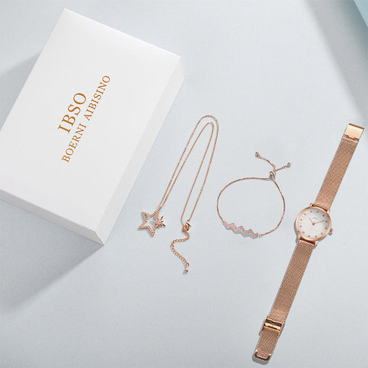 Reloj Digital Pulsera Mujer con Collar Estrella Salvaje - Image 2