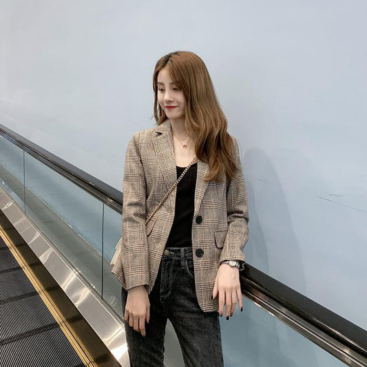 Blazer Corto Coreano para Mujer - Primavera y Otoño - Image 2