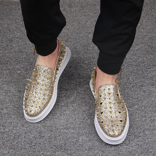 Zapatos Plataforma para Hombre con Remaches - Talla Grande - Image 2