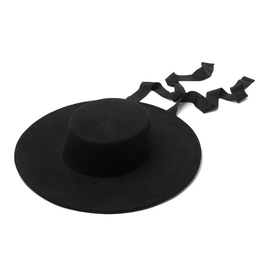 Sombrero de Lana Elegante Estilo Hepburn Europeo - Image 2