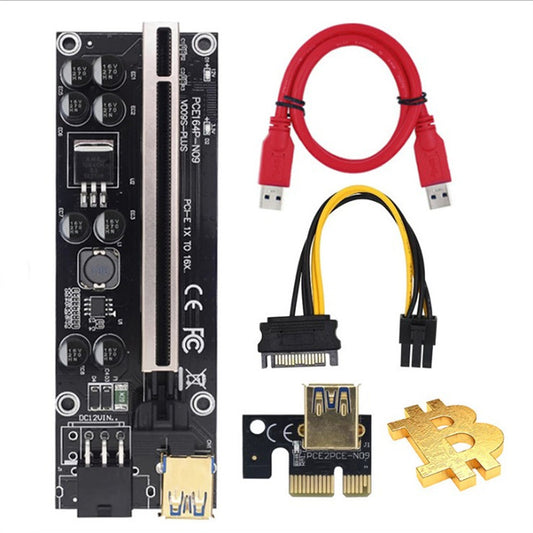 Adaptador Riser PCI-E 009s Plus con Cable USB 3.0 - Extensor GPU x16 - Image 2