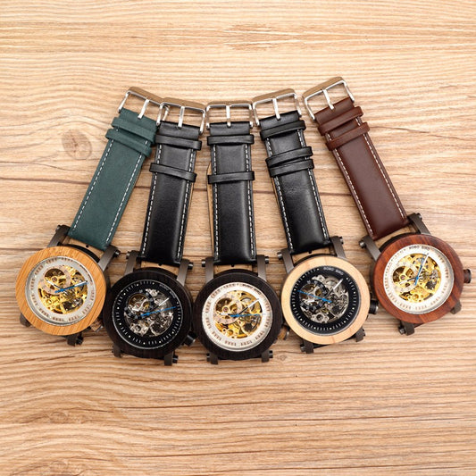 Reloj Mecánico de Esfera Grande con Diseño Hueco - Image 2