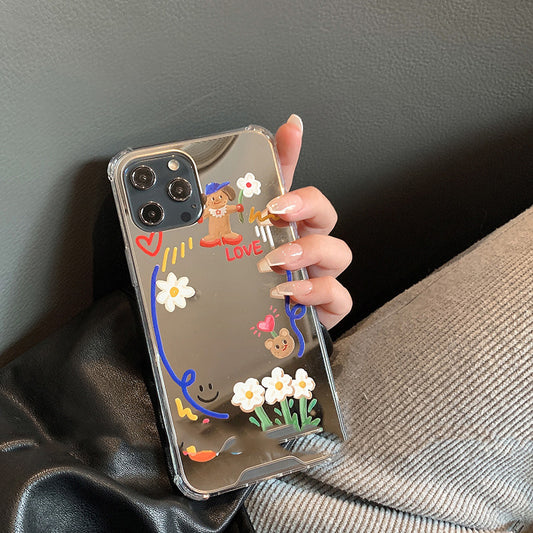 Funda para Celular Cachorrito con Gafas de Cartoon - Protección Total Antiimpacto - Image 2