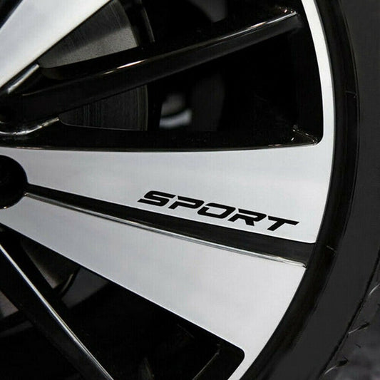 Set de 4 Calcomanías Deportivas para Auto - Letras de Estilo Deportivo - Image 2