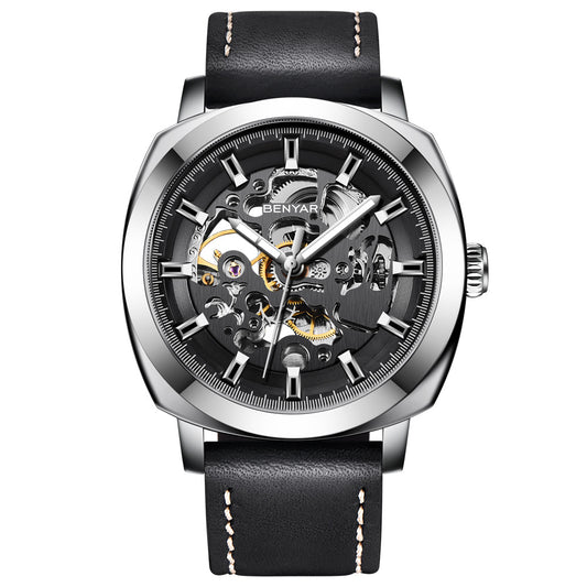 Reloj Automático Mecánico Hueco para Hombre - Resistente al Agua - Image 2