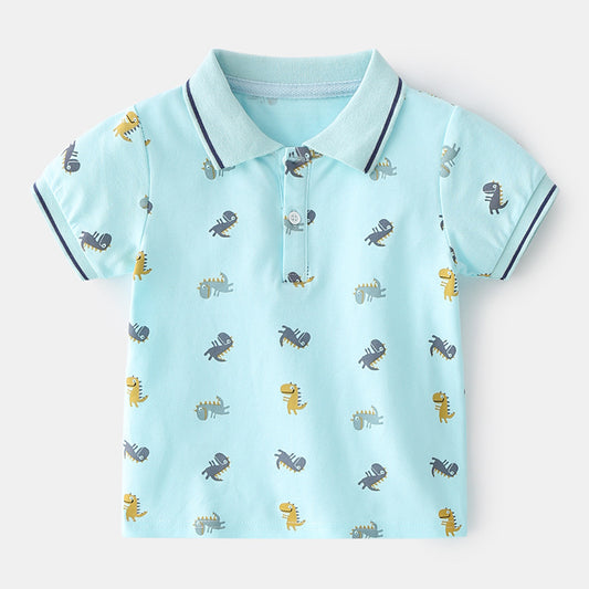 Playera de Verano para Niño con Diseño Cartoon - Manga Corta Cómoda - Image 2