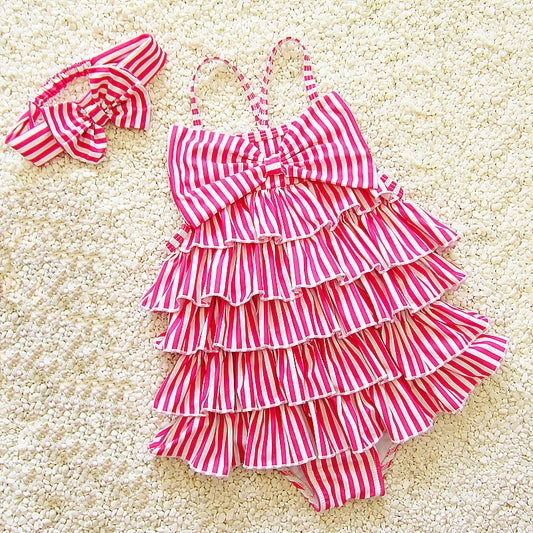 Traje de Baño Infantil Estilo Náutico de Una Pieza - Image 2