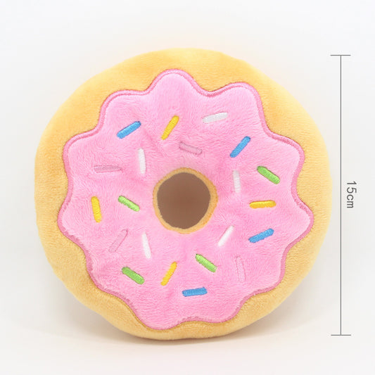 Juguete Peluche Donut 15cm Serie Navidad con Sonido para Perros - Image 2