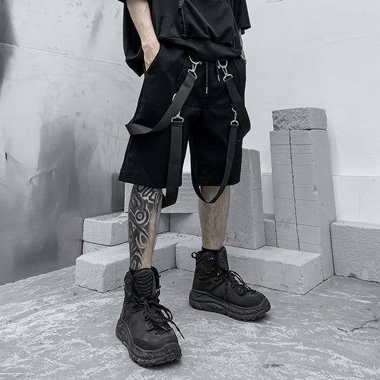Shorts Cargo Estilo Urbano para Hombre - Pantalones Cortos Deportivos Rectos - Image 2