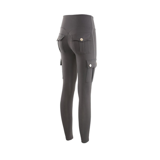 Pantalones Deportivos Cintura Alta Secado Rápido con Levantacaderas - Image 2