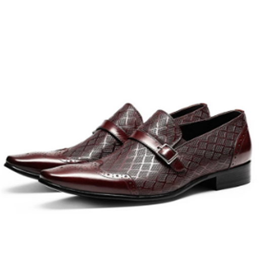 Zapatos de Cuero para Hombre con Hebilla - Transpirables y Profesionales - Image 2