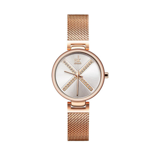 Reloj de Moda para Mujer con Pulsera de Malla de Acero - Image 2