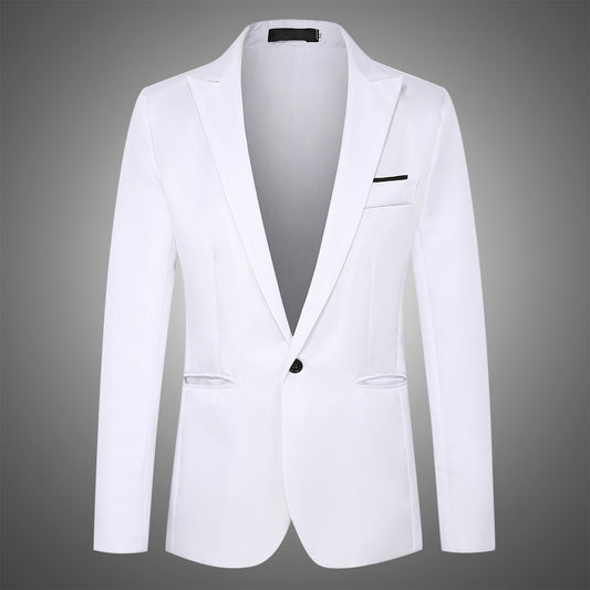Blazer Coreano Slim Fit de Un Botón para Hombre - Image 2