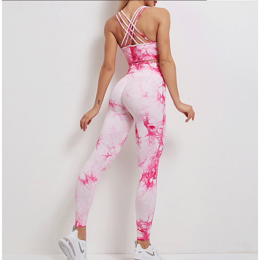 Conjunto Deportivo Tie-Dye para Yoga y Fitness Mujer - Image 2